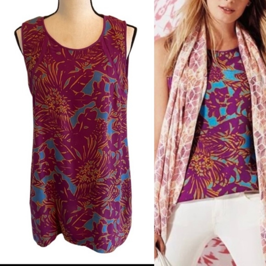 Vintage Cabi Floral Tank Size L